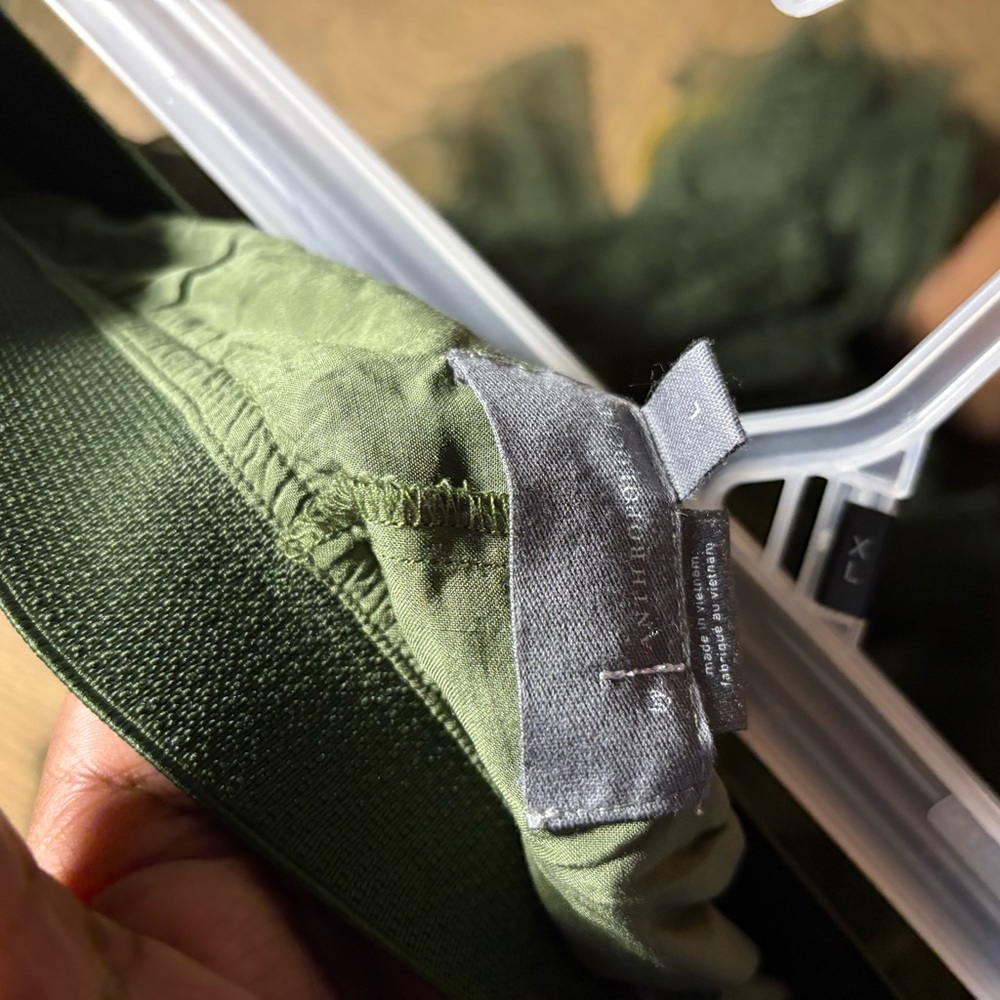 Anthropologie Green Ruffled Midi Skirt - Picture 6 of 6